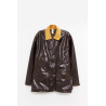 SUNFLOWER BROWN VINYL LEISURE JACKET